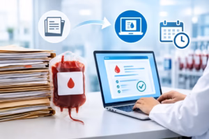 Digital Blood Bank Workflow