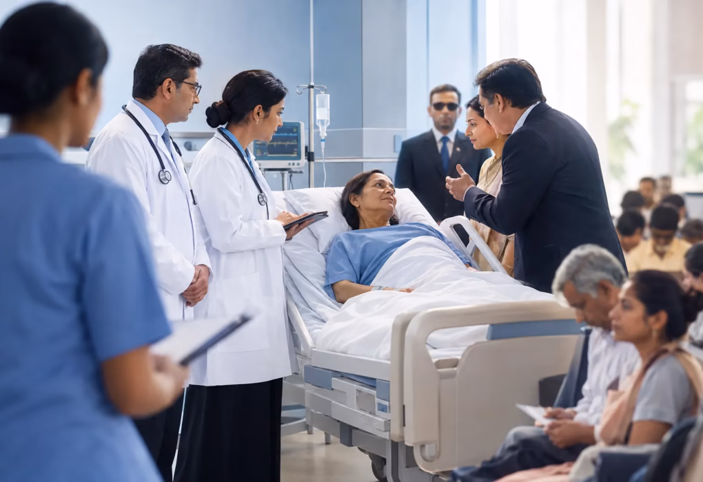 VIP Care Amid the Waiting Patients