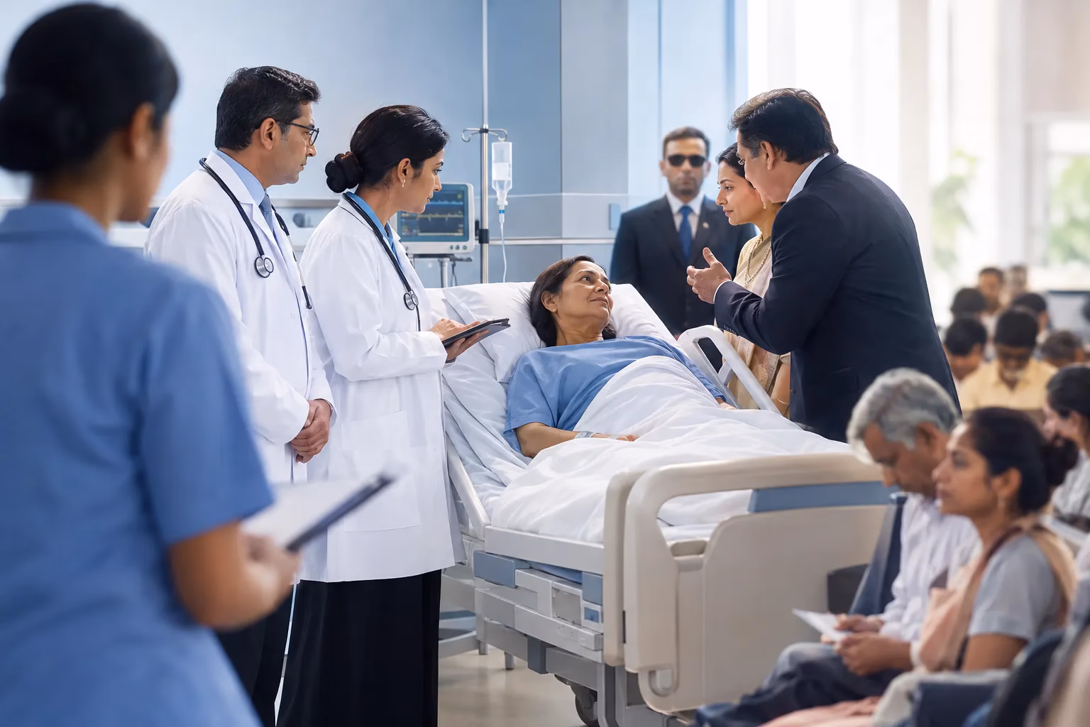 VIP Care Amid the Waiting Patients